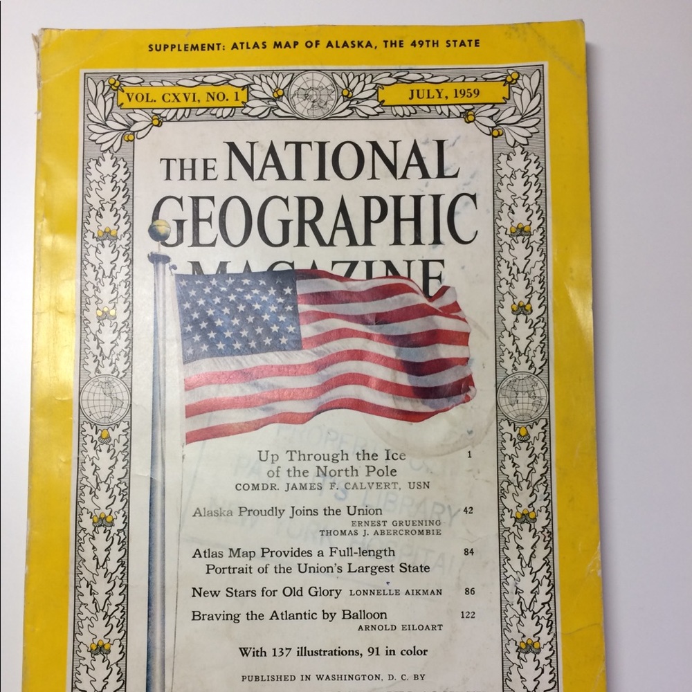 The National Geographic Magazine, July 1959